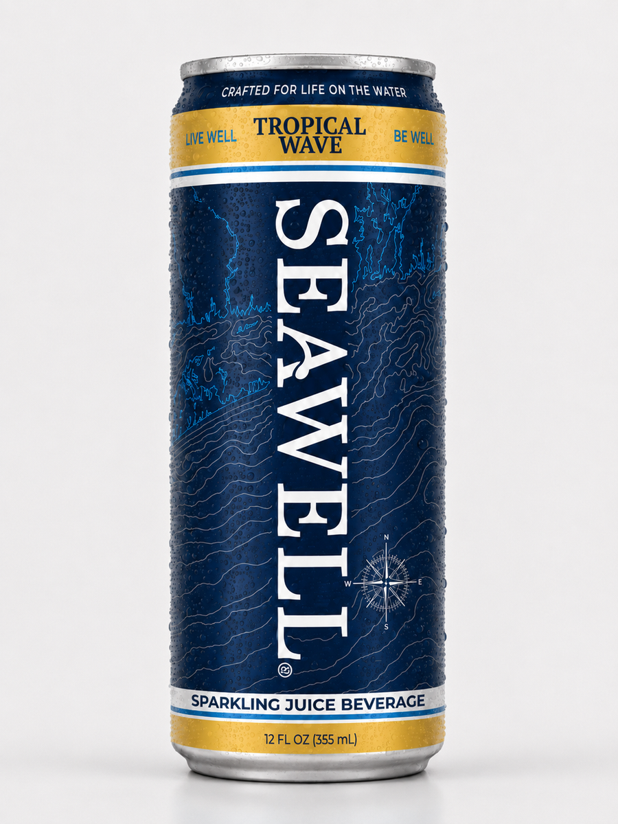 SEAWELL™ Tropical Wave (12-Pack of 12 oz Sleek Cans)