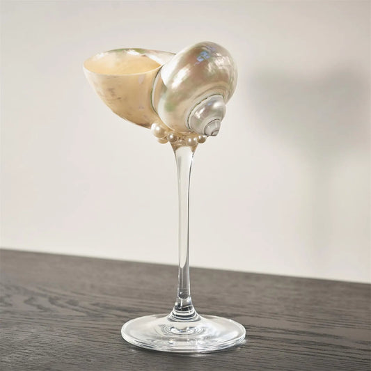 Handcrafted Seashell Glasses