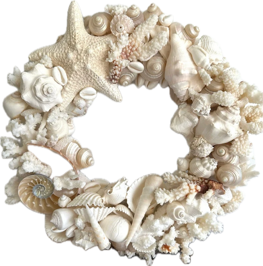 Coastal Shell Wreath